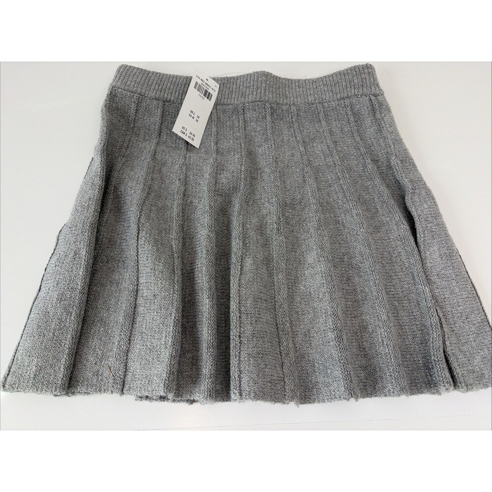 Abercrombie & Fitch Kids Girls Sweater Pleated Skirt Gray Unlined Size 11/12